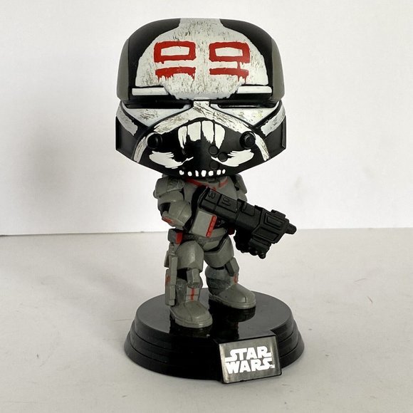 2021 Funko Pop Star Wars Wrecker #413 bobble-head vinyl figure 4.5” Tall - Picture 2 of 8